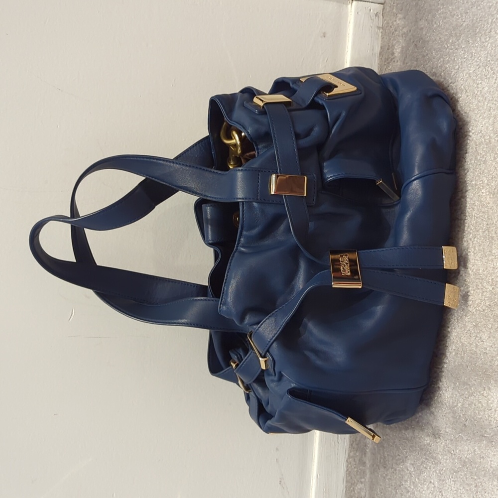 Blue Leather Michael Kors bag